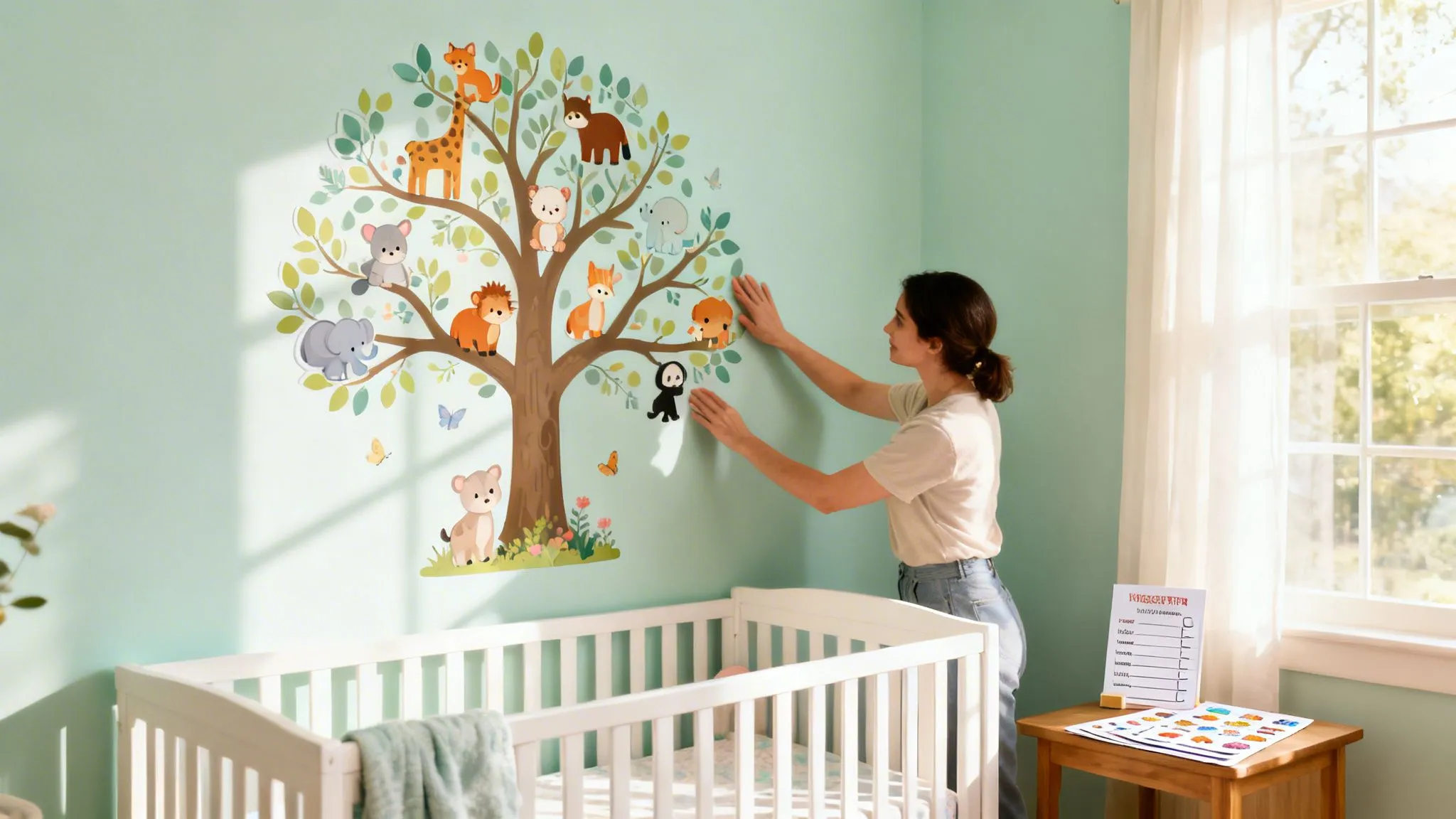 Cover Image for Nursery Room Stickers: Your Guide to a Magical Baby Space