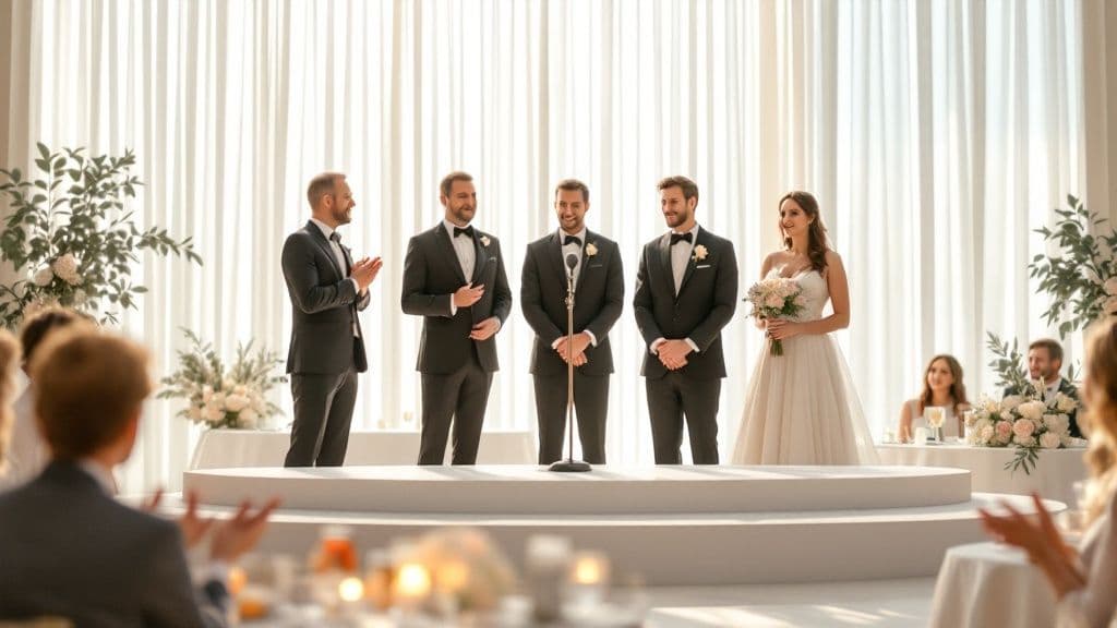 Cover Image for Your Ultimate Guide to the Order of Speeches at a Wedding