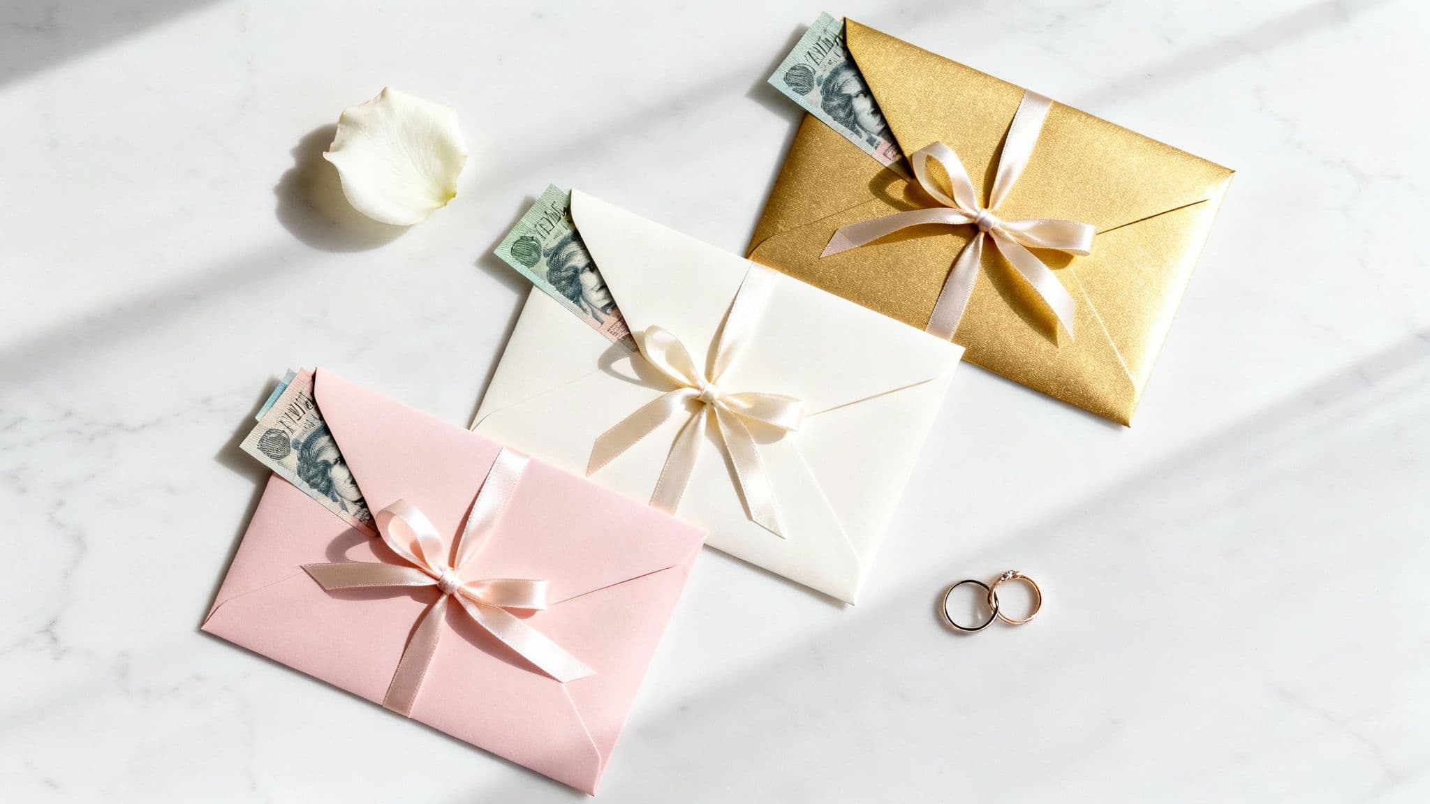 Cover Image for Wedding Gifts Cash How Much to Give A Clear Guide