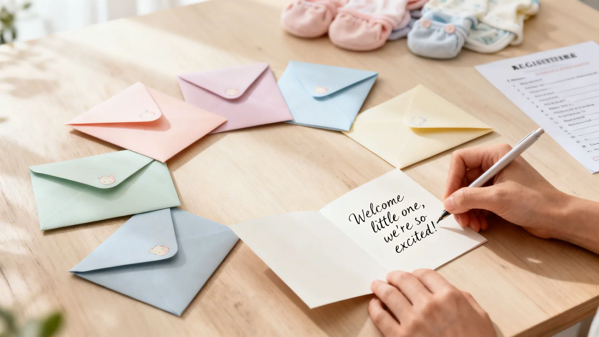 Cover Image for 8 Perfect Ideas for What to Write in a Baby Shower Card in 2026